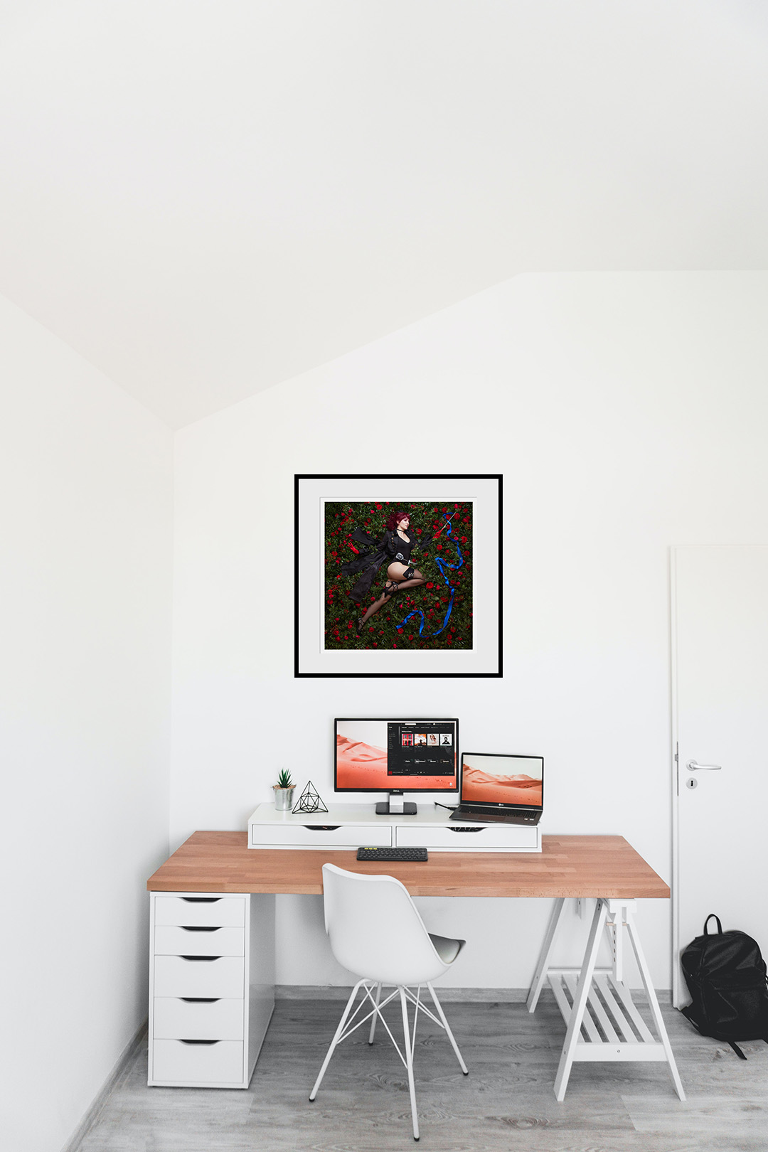 Kasumi "Violet" Yoshizawa, Persona 5 Royal Fine Art Print framed in a room