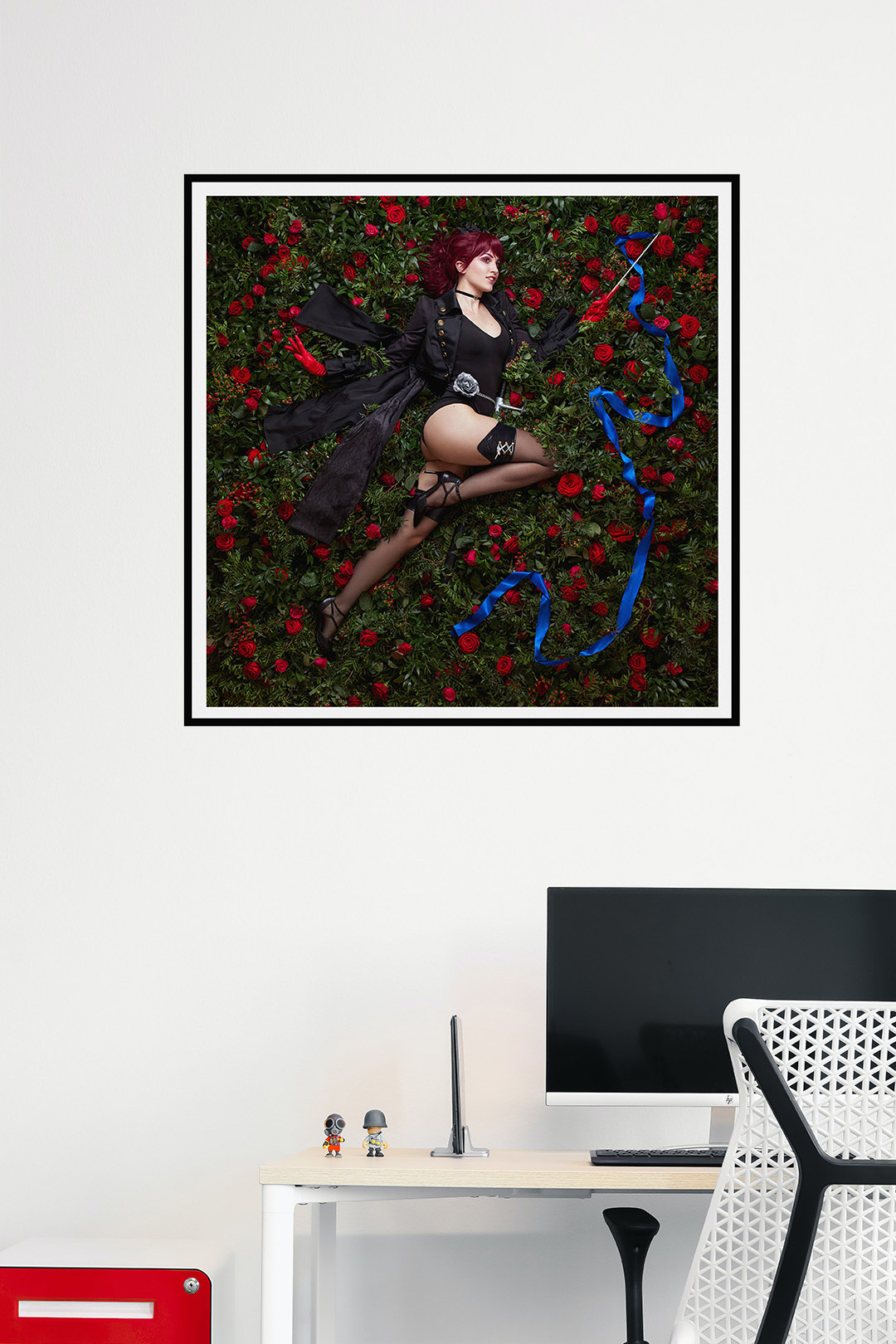 Kasumi "Violet" Yoshizawa, Persona 5 Royal Fine Art Print framed in a room